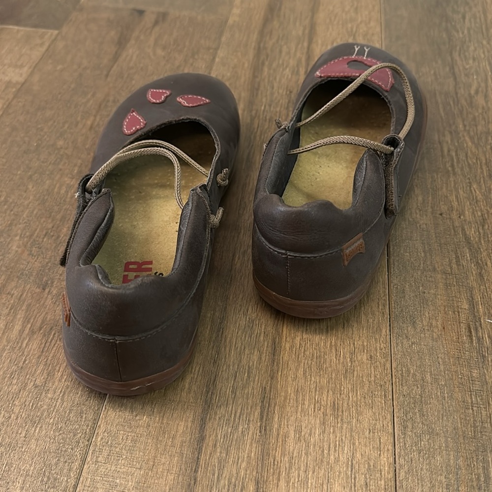 Camper Brown and Pink Dress Shoes size 3 (34) - Picture 3 of 4